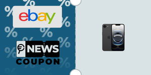 Schermata con logo eBay e sotto la scritta News Coupon. Accanto è rappresentato lo smartphone Xiaomi 15T Pro 12GB / 512GB