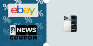 Schermata con logo eBay e sotto la scritta News Coupon. Accanto è rappresentato il forno elettrico per pizza RGV Vulcano