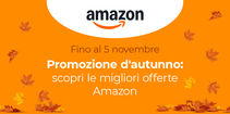Promozione d’autunno Amazon: sconti su tutte le categorie