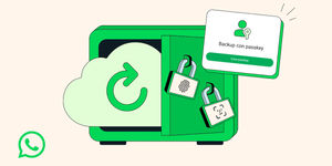 Backup crittografati con passkey WhatsApp
