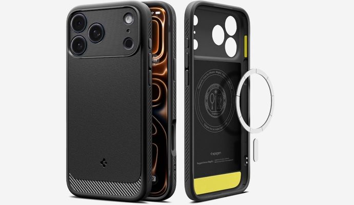 Spigen Rugged Armor MagFit per iPhone 17 Pro