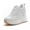 Sneakers con zeppa interna 10 cm