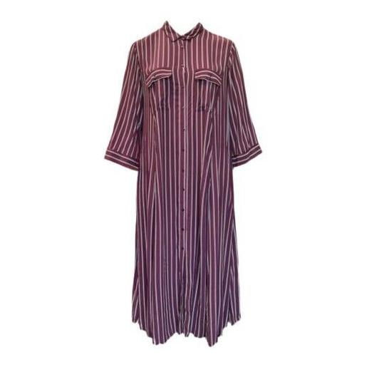 NOLLSOM Vestiti midi da donna casual senza maniche a righe canotta