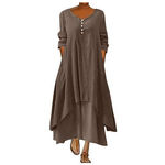 Abito donna lino elegante