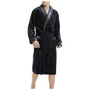 Accappatoio nero uomo
