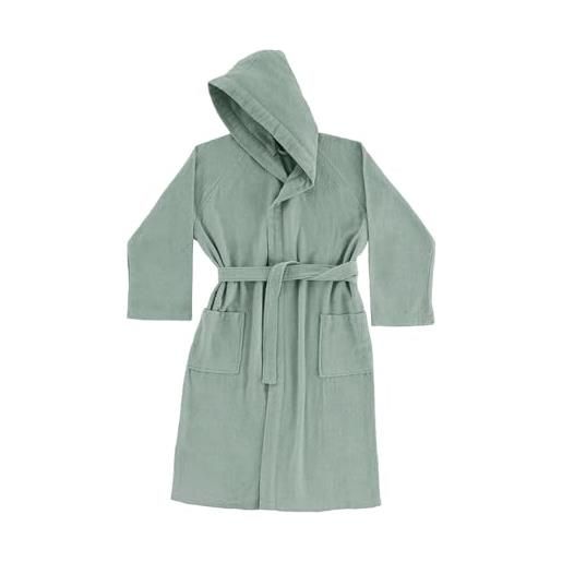 Zucchi Accappatoio In Microspugna 100% Cotone Con Cappuccio – 260 G/m², Morbido, Assorbente E Certificato OEKO-TEX