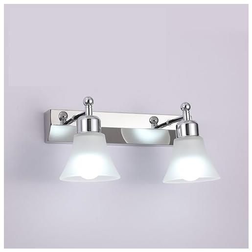 Applique da Parete Interno, 16W Lampada da Parete LED Moderno, 1800LM Applique Parete per Soggiorno Corridoio Bagno Le Scale Luce Notturn 3000K Bianca | Leroy Merlin