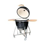 Barbecue a carbonella con coperchio