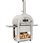 Barbecue a legna in acciaio
