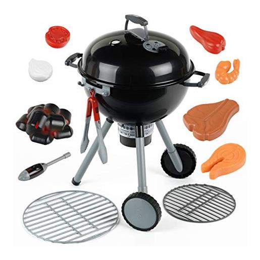 YMYNY - Set da cucina giocattolo in metallo per bambini da 23 pezzi con
