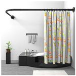 Bastone e tenda per vasca da bagno