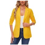 Blazer donna giallo