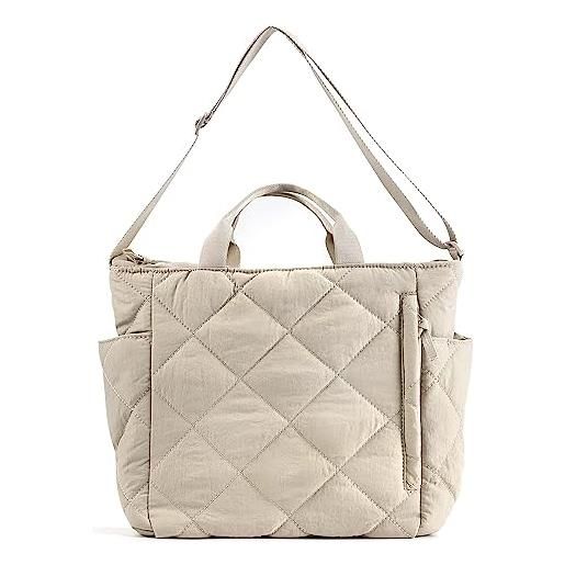 Borsa Da Donna Bianca Con Pochette – Tracolla Glitterata Per Sera E Feste, Argento E Nero - 3