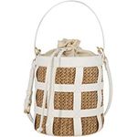 Borsa secchiello bianca