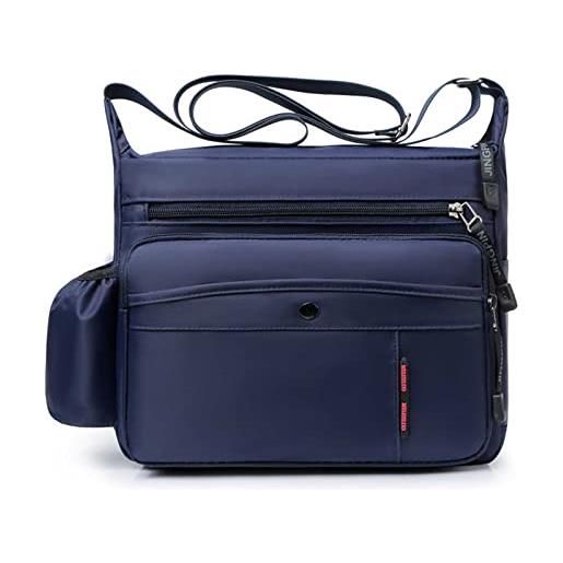 Borsa a tracolla in velluto a coste da donna, con laccetti