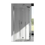 Box doccia semicircolare 90x90 satinato