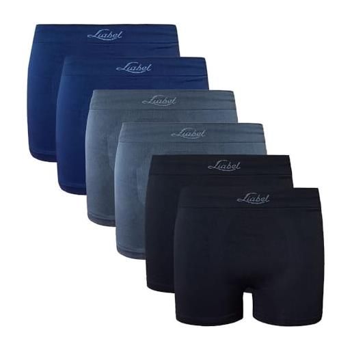 4 Boxer Uomo Senza Cuciture IDA – Slip Compressione, Taglia Unica 26-40", Nuovi Con Etichette