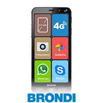 Brondi Contender 7,62 cm (3) Nero Telefono per anziani in offerta
