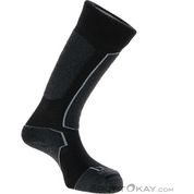 Calzini Da Sci In Lana Merino - Confezione Da 2 Paia, Alti Al Ginocchio, Termici, Antiscivolo, Per Sci, Snowboard E Inverno