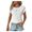Camicia bianca trasparente donna