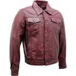 Camicia bordeaux uomo