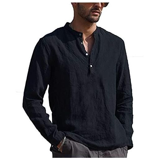 Fruit Of The Loom Tommy Hilfiger Camicia Di Lino Pigment Dyed Rosa