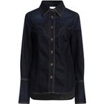 Camicia jeans donna elasticizzata