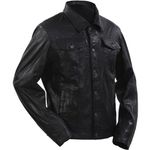 Camicia jeans nera donna