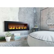 Camino bioetanolo da parete con vetro