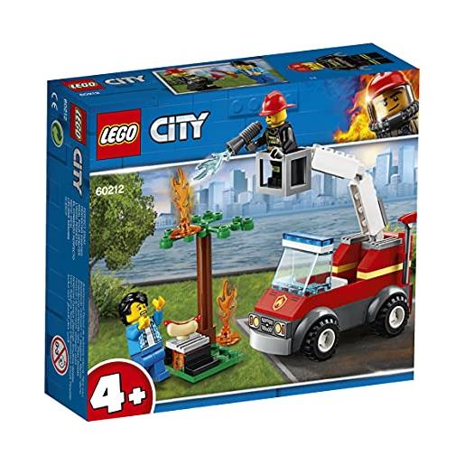 LEGO City Fire Caserma dei Pompieri e Autopompa con Camion 60375
