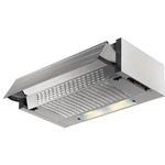 Cappa cucina aspirante incasso sottopensile estraibile 60 cm 