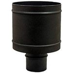 Cappello antivento da 80 per stufa a pellet