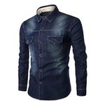 Cappotto blu uomo