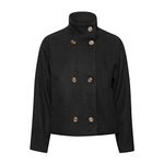 Cappotto corto lana donna