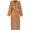 Cappotto lungo cammello donna