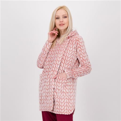 Acquista Cappotto maglione cardigan da donna Manica lunga femminile Casual con cappuccio Maglioni eleganti vintage Cappotto Autunno Inverno in Italia a partire da 24