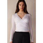 Cardigan incrociato donna