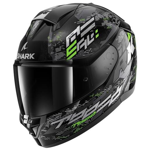 Moto Bambini Casco Moto Integrale Bambini - Four Seasons Con Visiera E Bavaglino Casco Leggero Visiera - 5