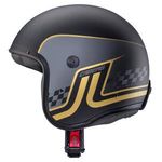 Casco jet fibra carbonio