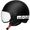Casco nero opaco Momo Design