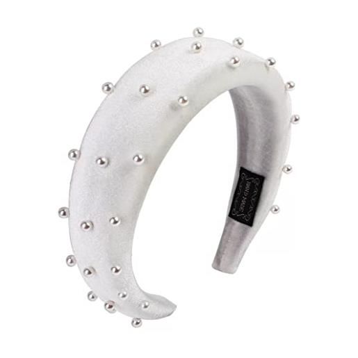 Cerchietto Per Capelli Donna In Velluto Bombato, Elegante E Confortevole, Bombatura 1 Cm, Accessorio Chic Per Ogni Occasione, Colore Rosso - 4