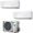 Climatizzatore dual split 12 12