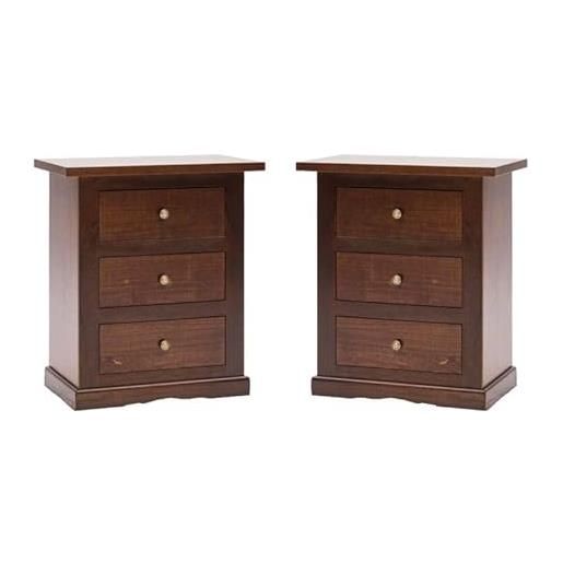 Comodino Sospeso HEYZOEY - Con Cassetto, Noce Marrone, Moderno Salvaspazio - Foto 7