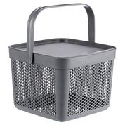 Organizzazione Cucina Stile Retrò Porta Patate Anti Odore Set 3 Contenitori Per Patate, Cipolle E Aglio In Bambù - Nero, Impilabili Contenitori Cucina Porta Aglio E Cipolla