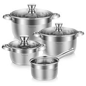 Coperchio In Vetro Temperato Da 26 Cm Per Pentole E Padelle | Manico In Acciaio Inox | Lavabile In Lavastoviglie E Forno