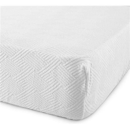 SLEEP ZONE Coprimaterasso extra lungo per letto singolo, rinfrescante, di alta qualità, con zone fresche, coprimaterasso imbottito, traspirante, lavabile, con tasca profonda da 20,3 a 53,3 cm (grigio