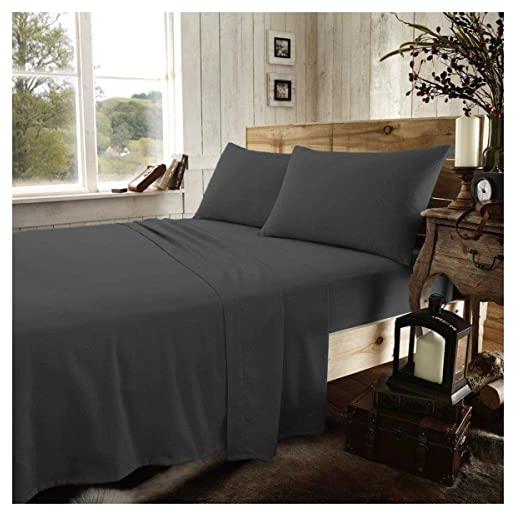 Bedsure - Coperta in pile di flanella, super morbida e calda, tinta unita, per letto o divano, Microfibra, Rosso bordeaux., 220 x 240cm