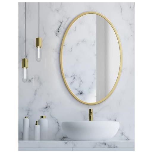 Evarbuild Cornice Rotonda In Legno Fai Da Te - 30 Cm Ø - Colore Nero Per Decorazione Parete E Quadri - 5