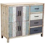 Credenza moderna colorata