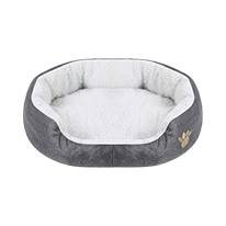 Cuccia Per Cani A Igloo - Misura Media - Colore Tortora - 65x50 Cm - Rifugio Esterno Per Animali - Foto 4